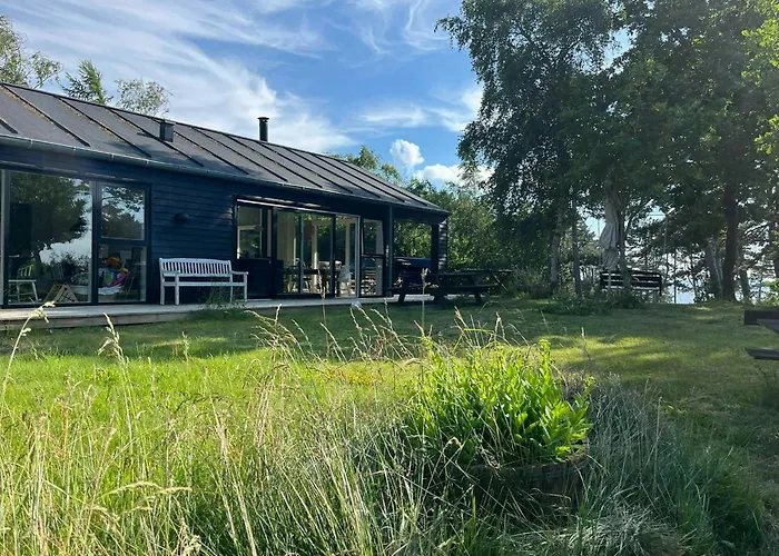 Idyllic View To The Fjord From *